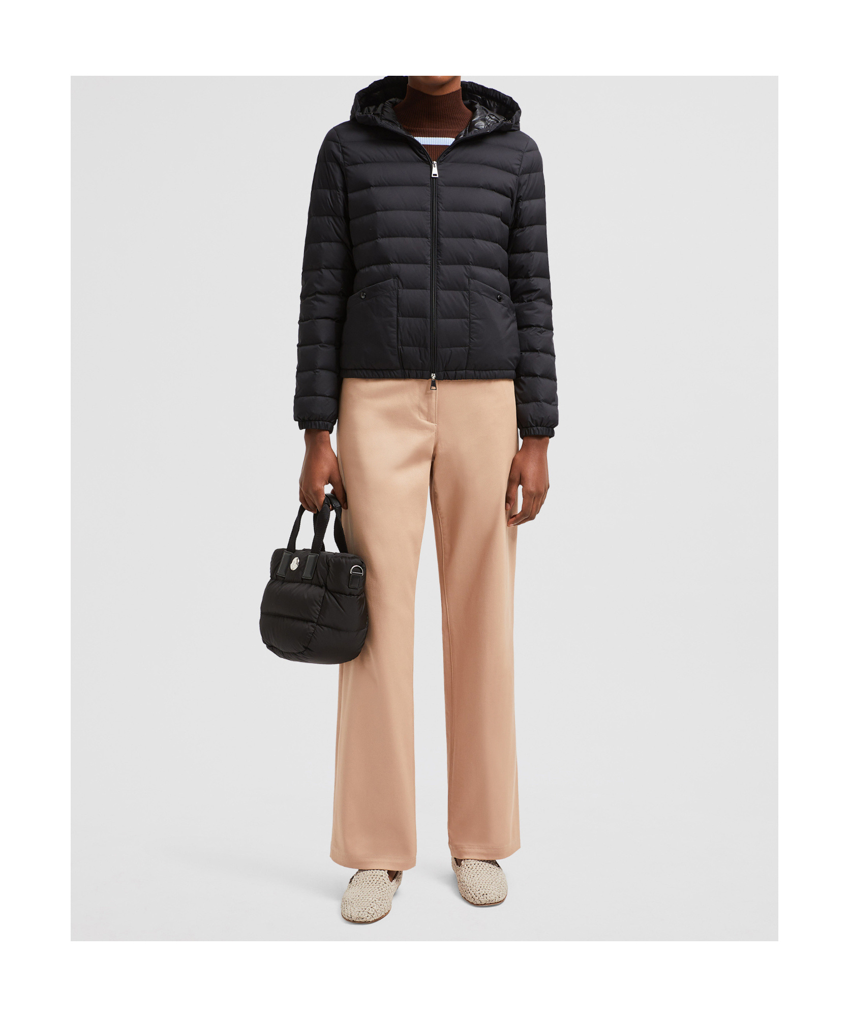 Moncler Hede Down Jacket In Black