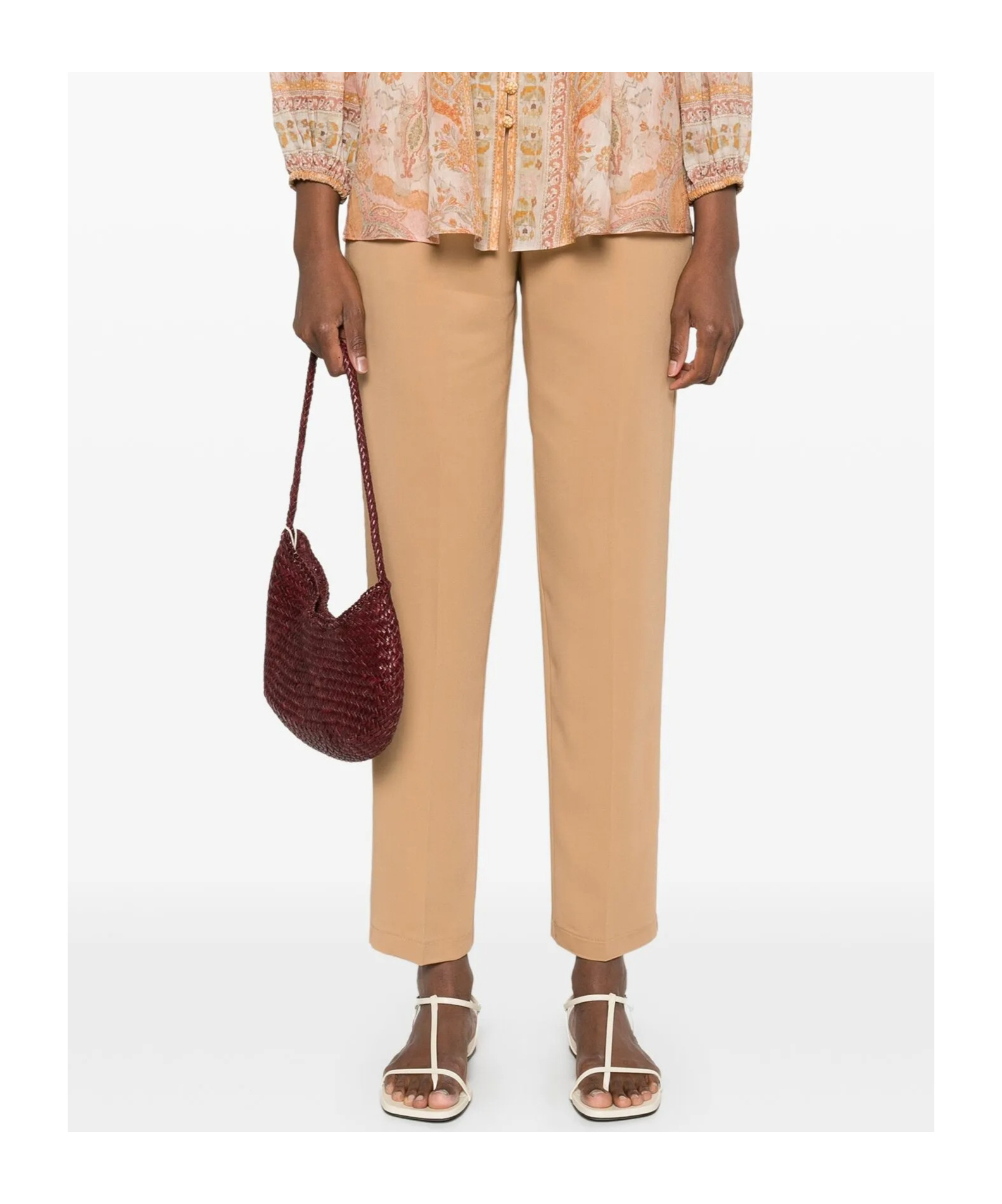 Shop Forte Forte Elastic Waist Casual Pants
