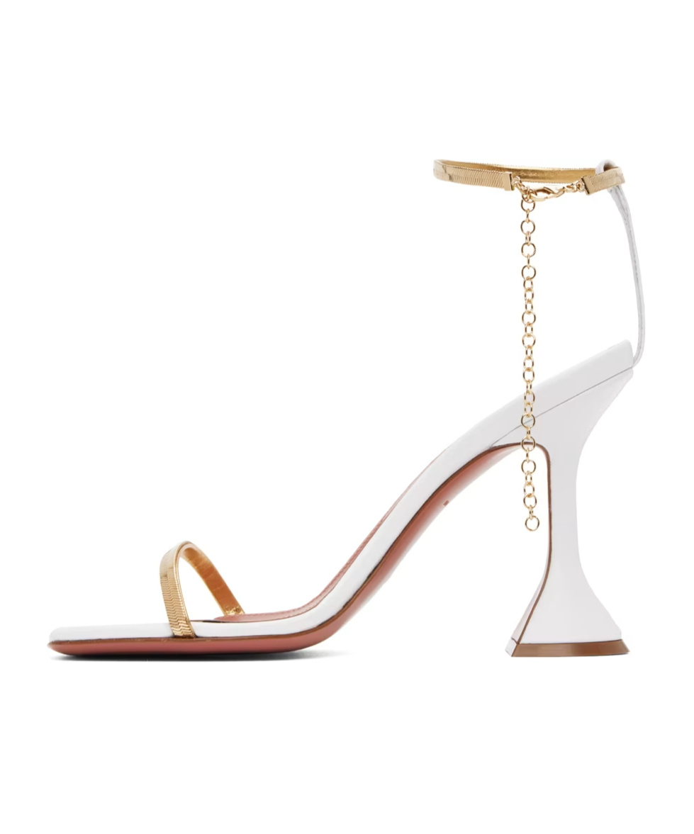 AMINA MUADDI HENSON SINGLE-STRING HIGH-HEELED SANDALS