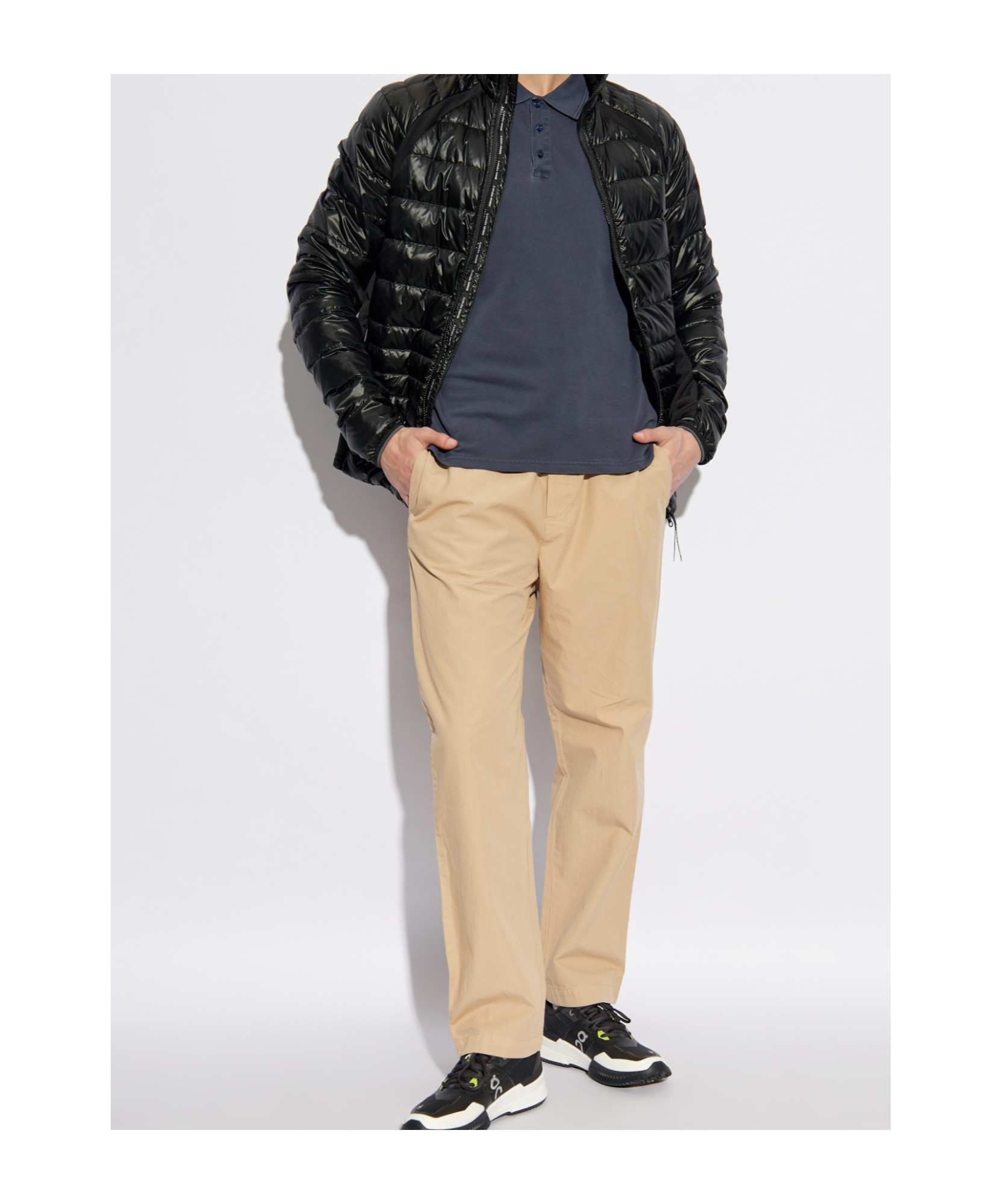 Woolrich Loose Fit Drawstring Trousers In Nude