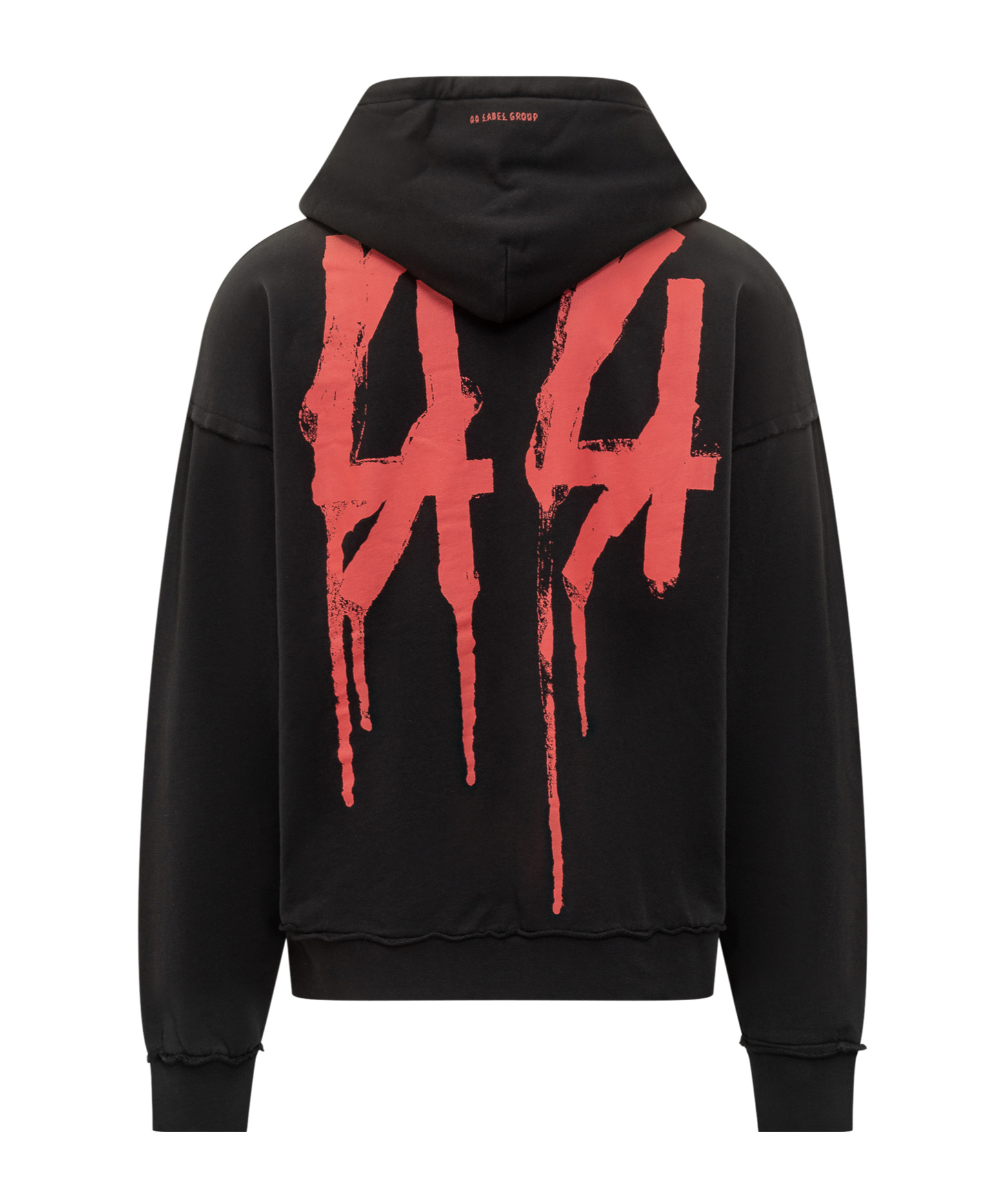 44 Label Group Black Drip Hoodie Sweatshirt In Black