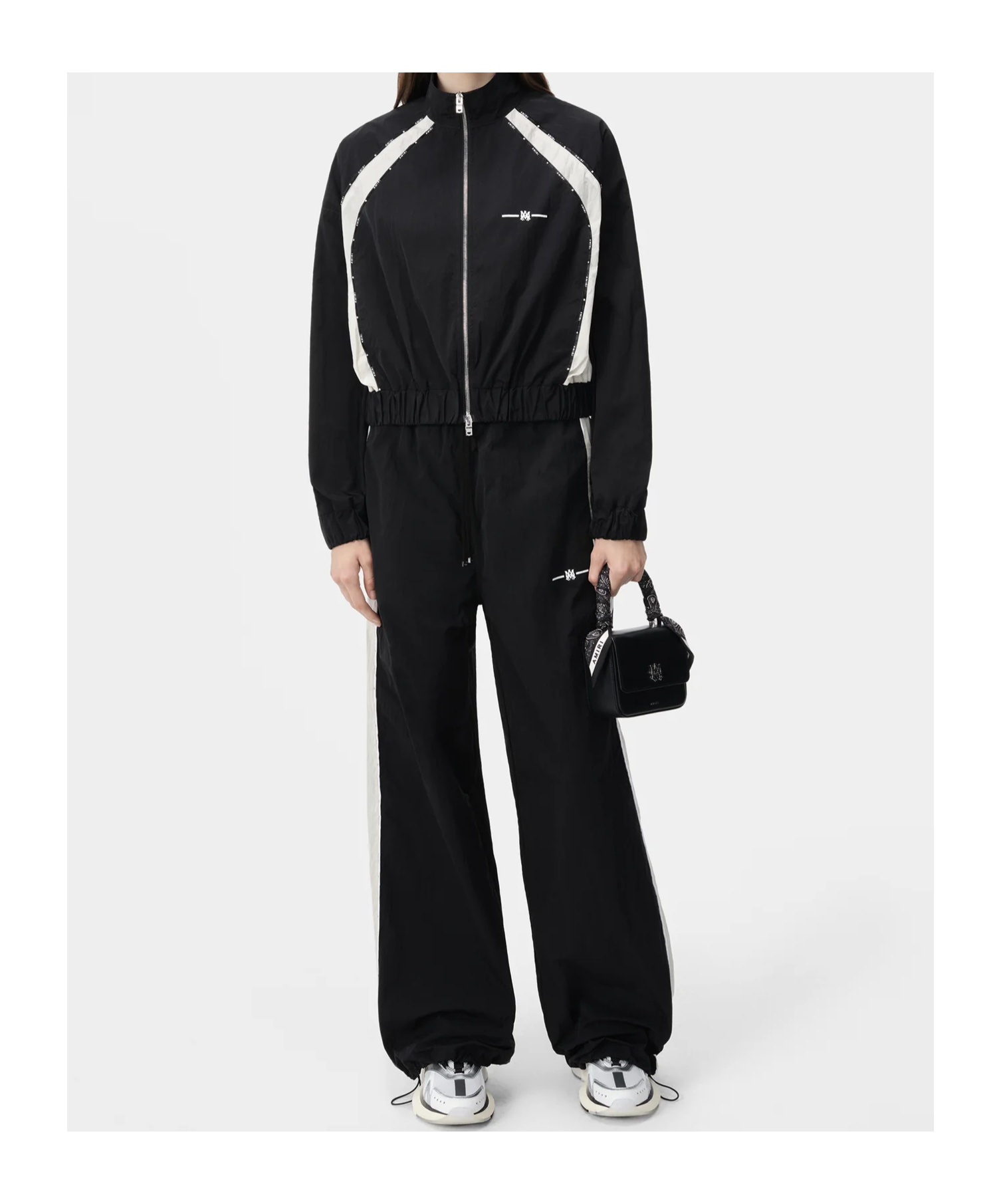 Amiri Raglan Ma Sports And Casual Jacket In Black