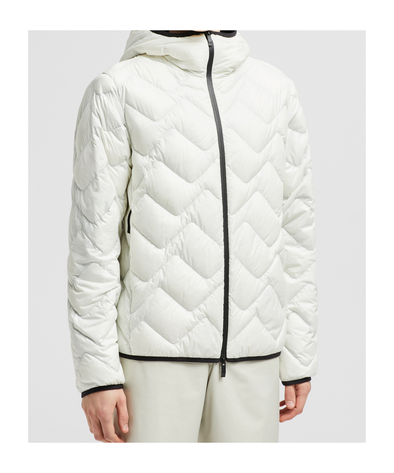 Moncler Bimont White Down Jacket In White
