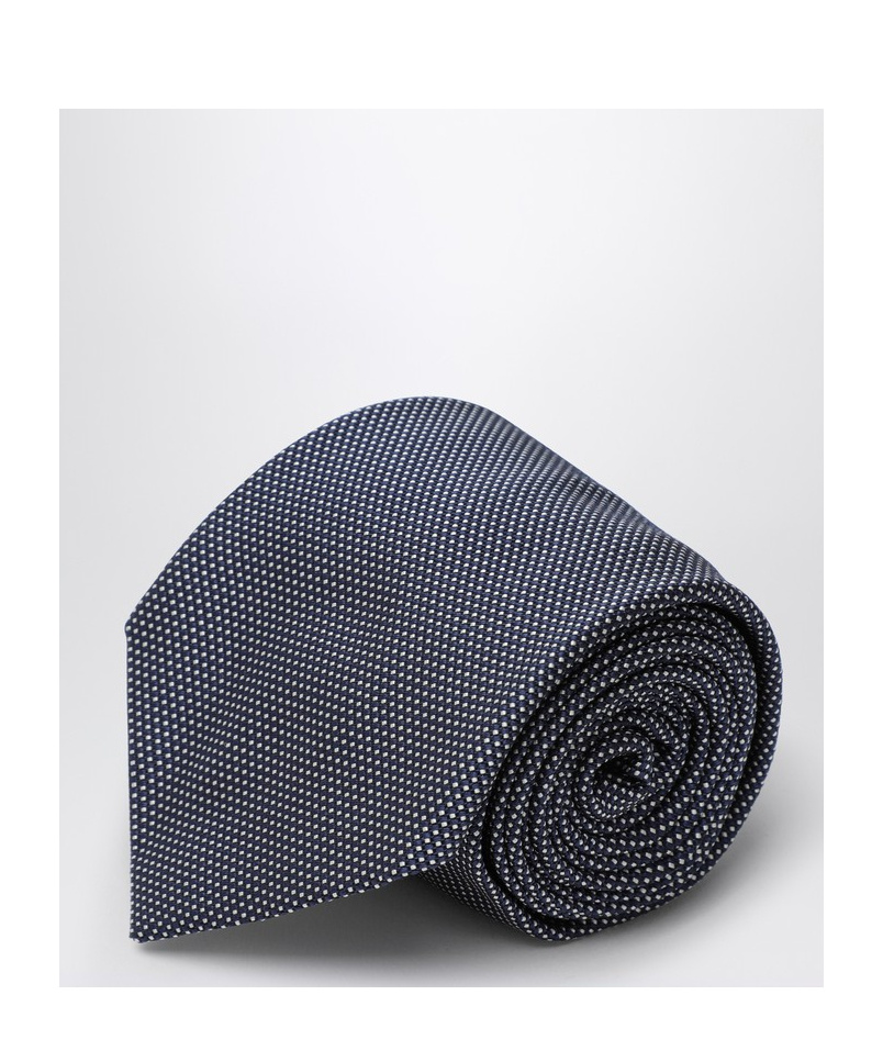 Destin Surl Dot Tie In Black