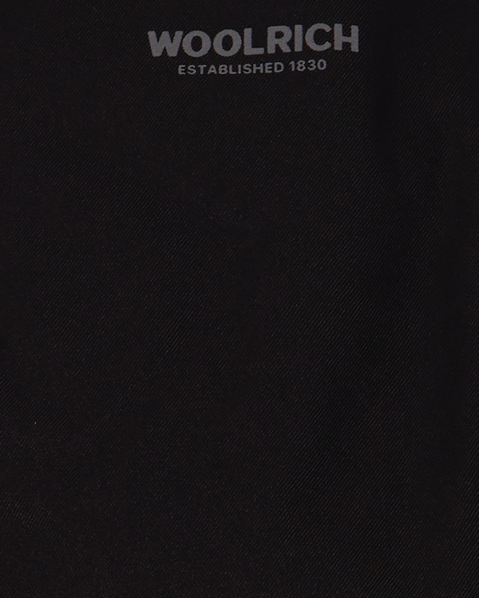 Woolrich Zippered Long-sleeved Casual Jacket In Black