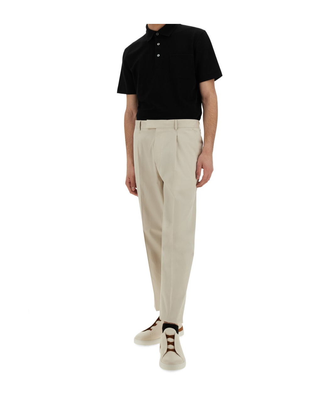 ZEGNA BELT LOOPS SLACKS