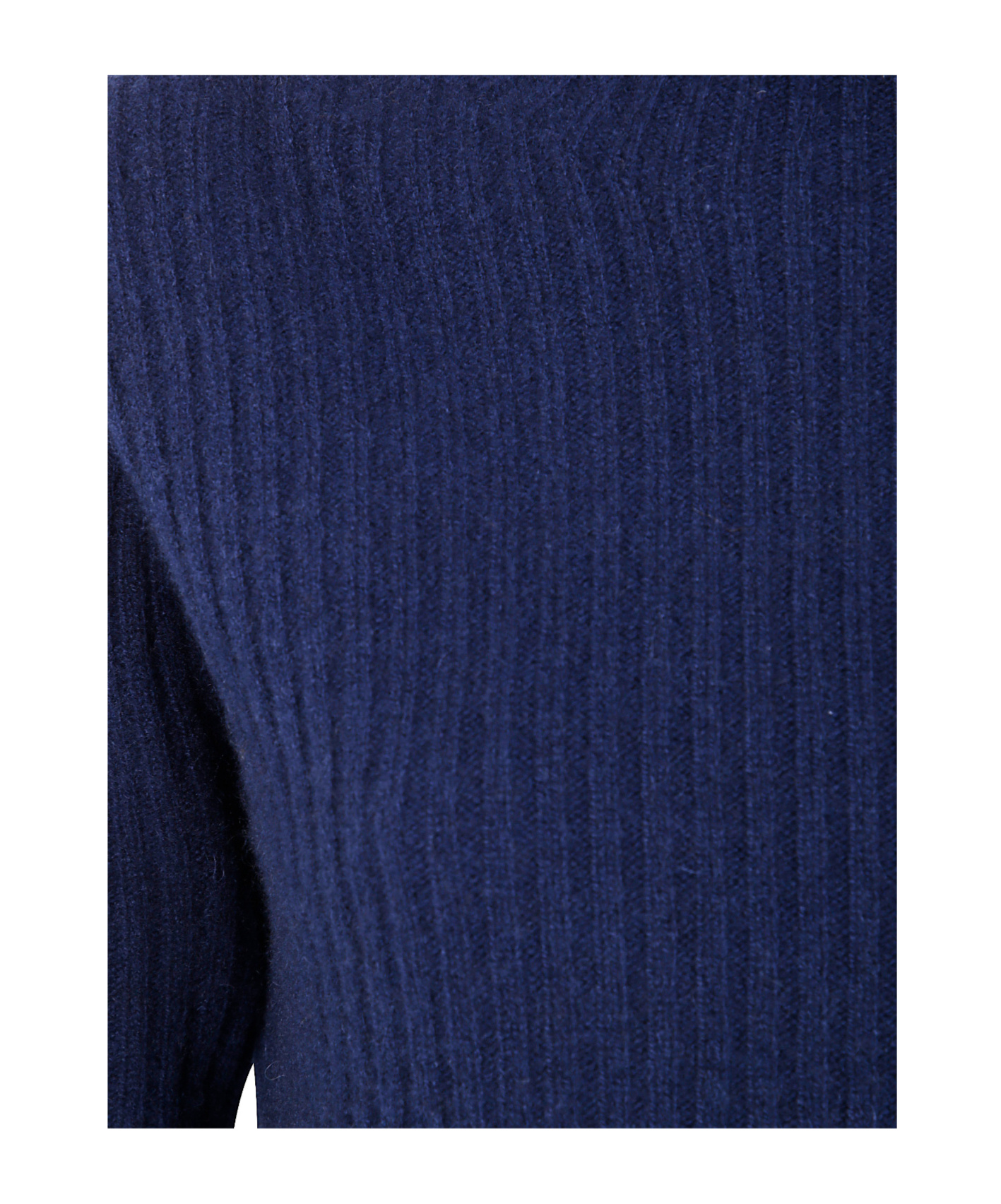 Uma Wang Ribbed Turtleneck Sweater In Blue