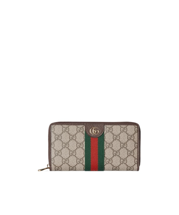 Gucci Ophidia Zip Around Wallet In Multi