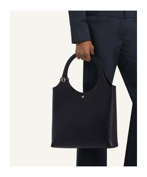 Shop Courrèges Holy Day Tote Bag In Black