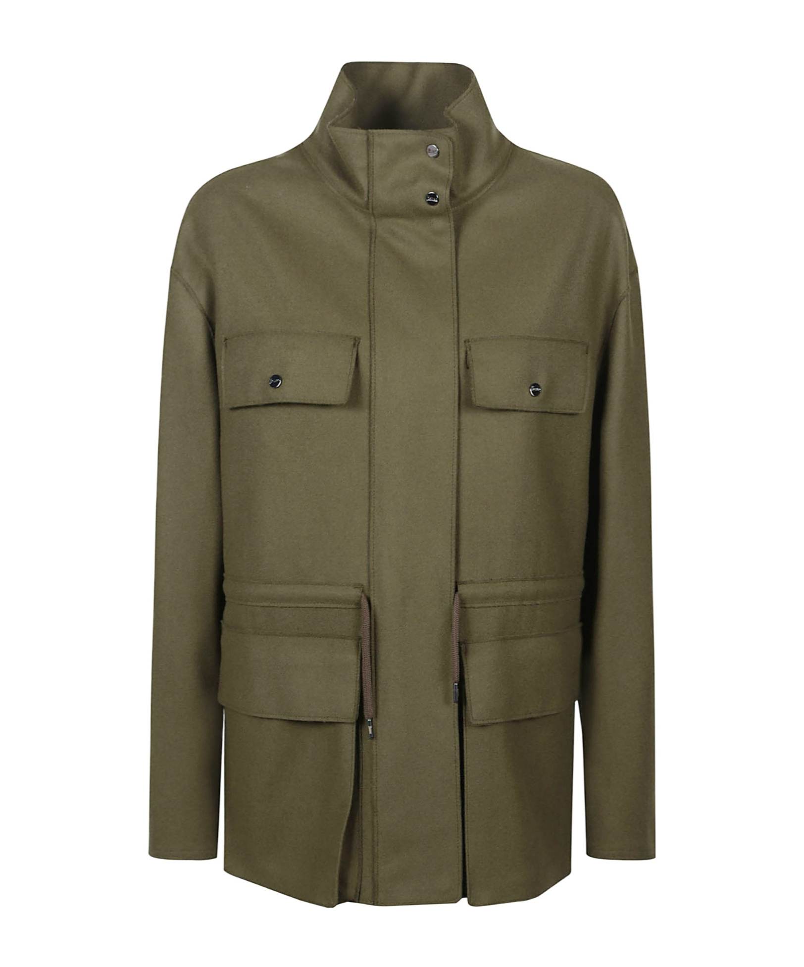 Herno Hooded Casual Jacket In Green