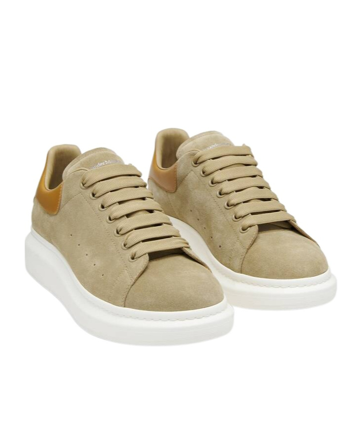 Alexander Mcqueen Leather Upper And Rubber Sole Sneaker In Brown