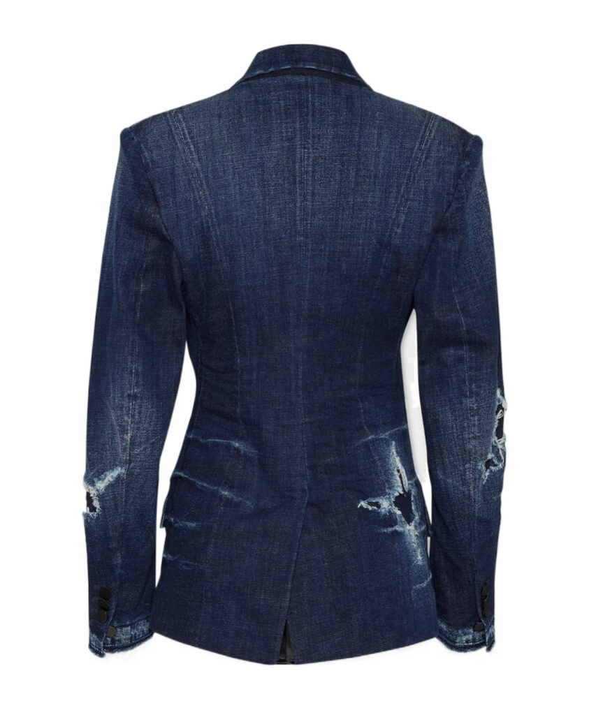 Dsquared2 Tuxedo Blazer In Black
