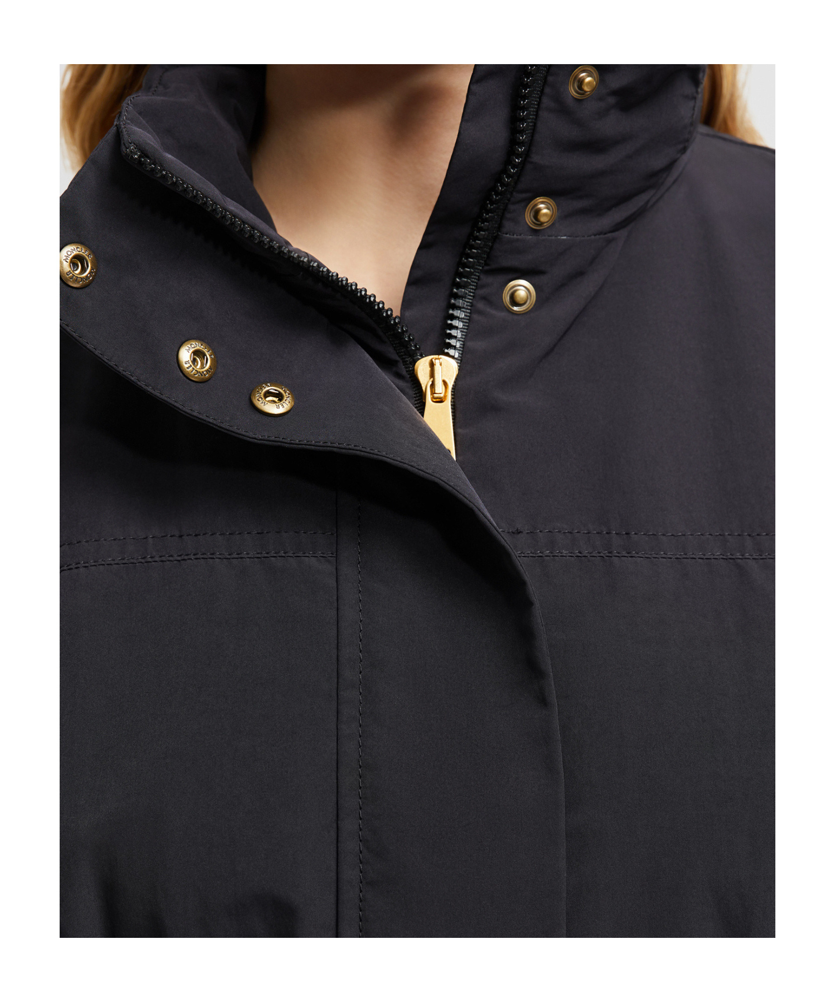 Shop Moncler Nades Parka In Black