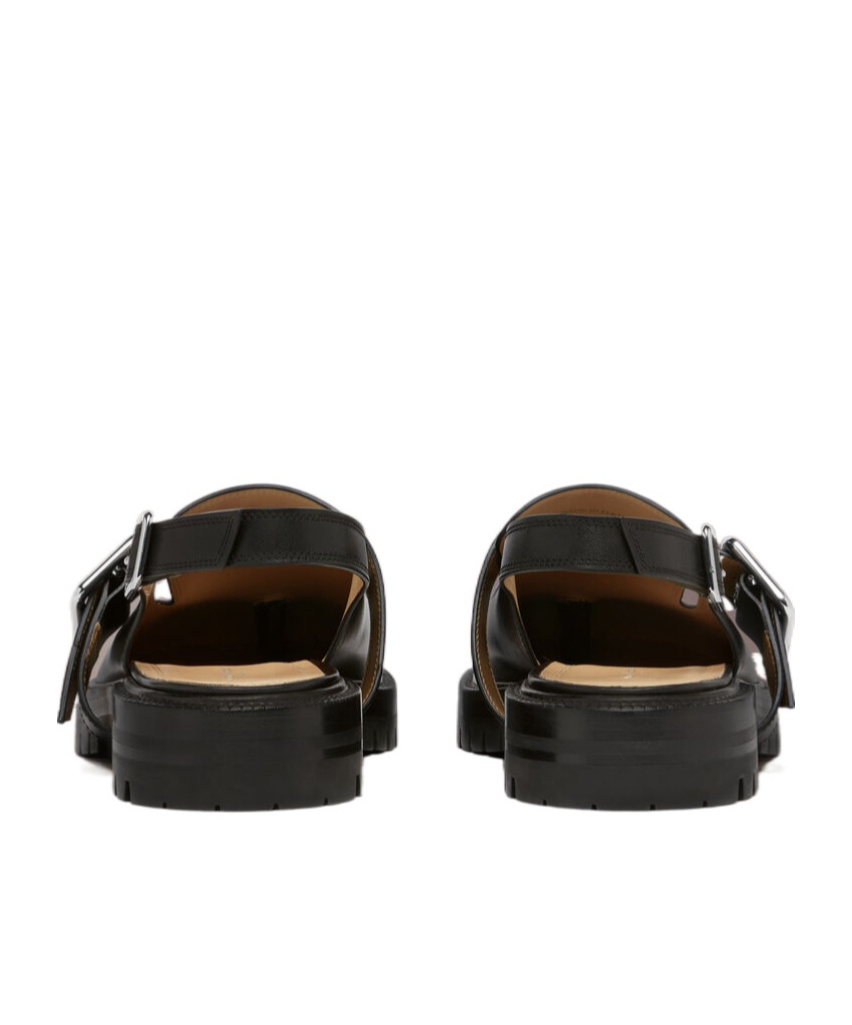 Maison Margiela Tabi County Sandals In H8396 Black