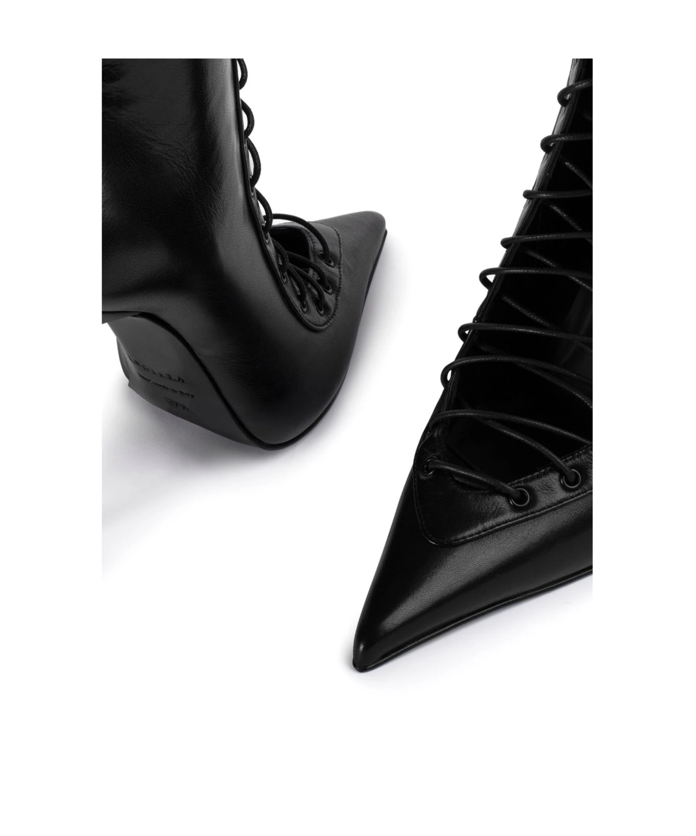 Le Silla Colette High Heels Ankle Boots In Black Leather In Black