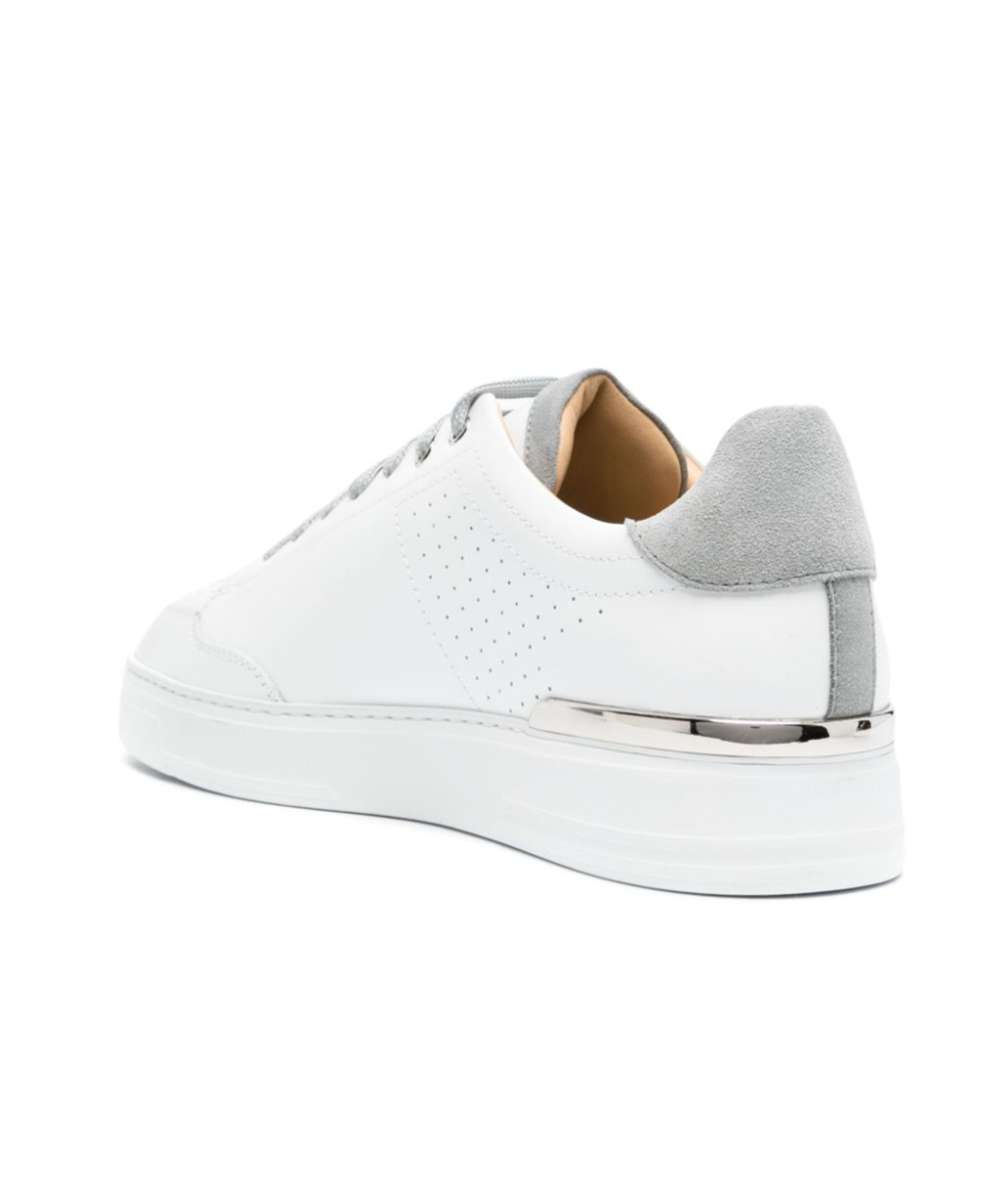 Philipp Plein Mix Low-top Sneakers In White