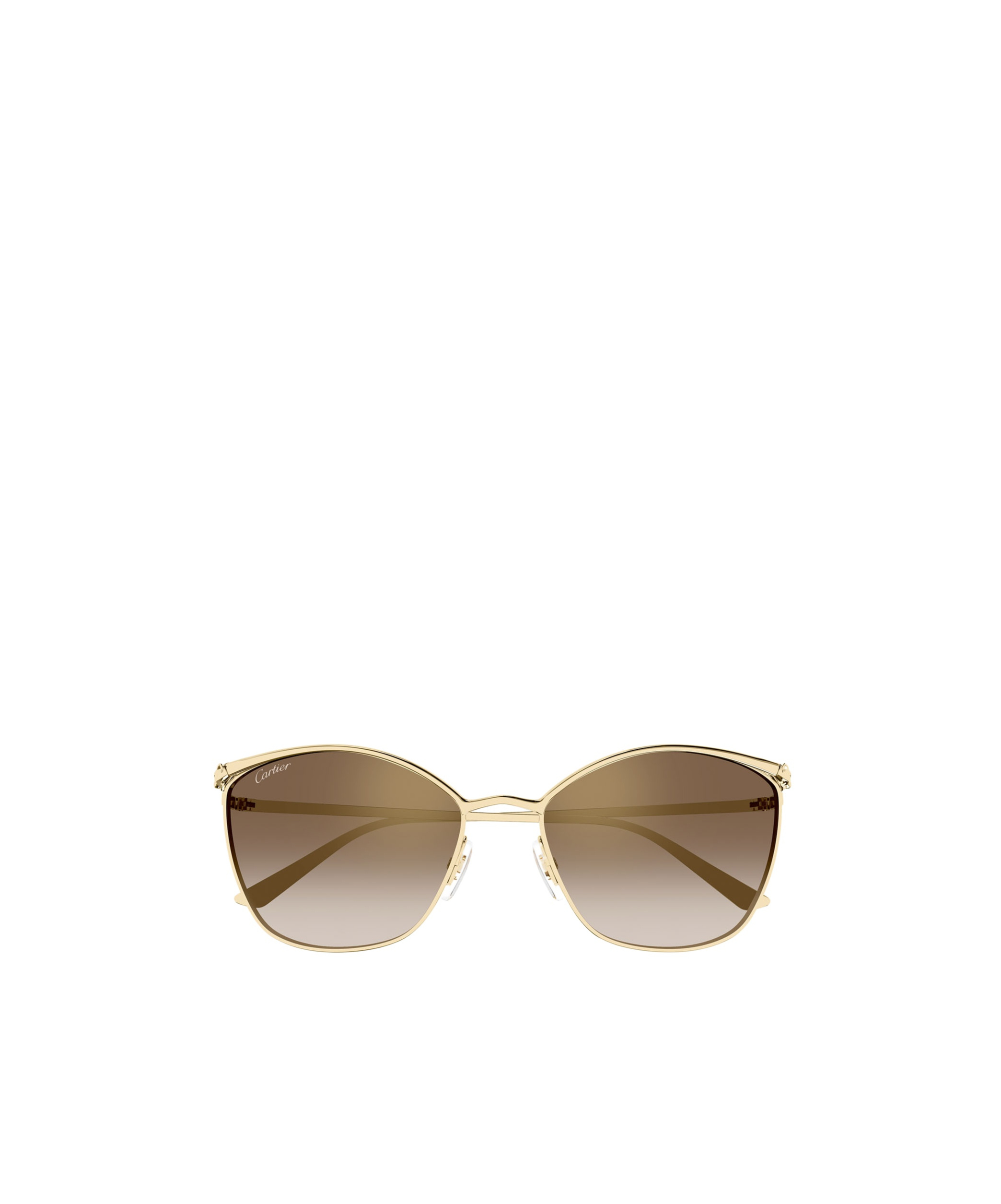 Cartier Full Frame Sunglasses In Brown