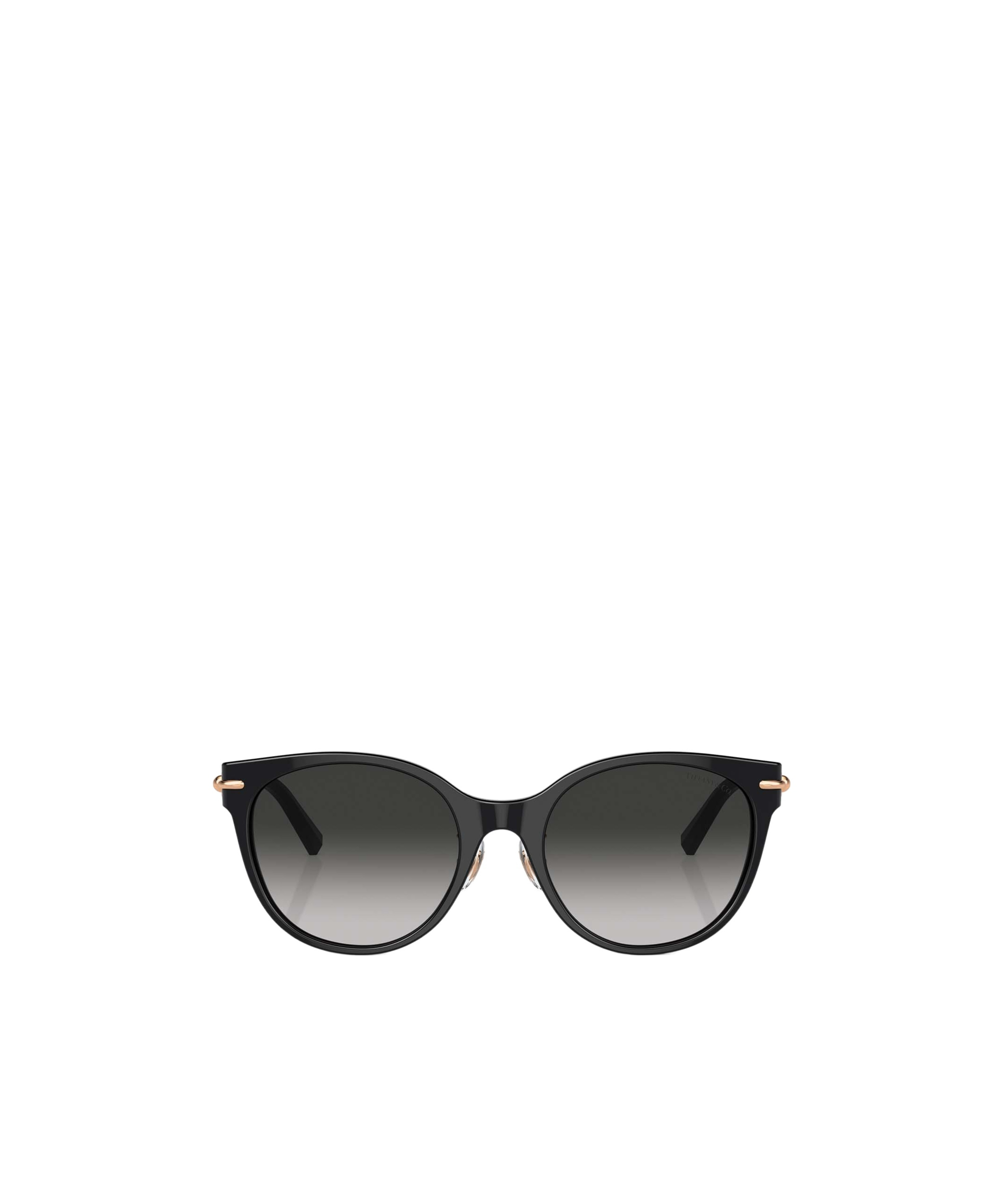 Tiffany & Co Metal Round Frame Sunglasses In Black
