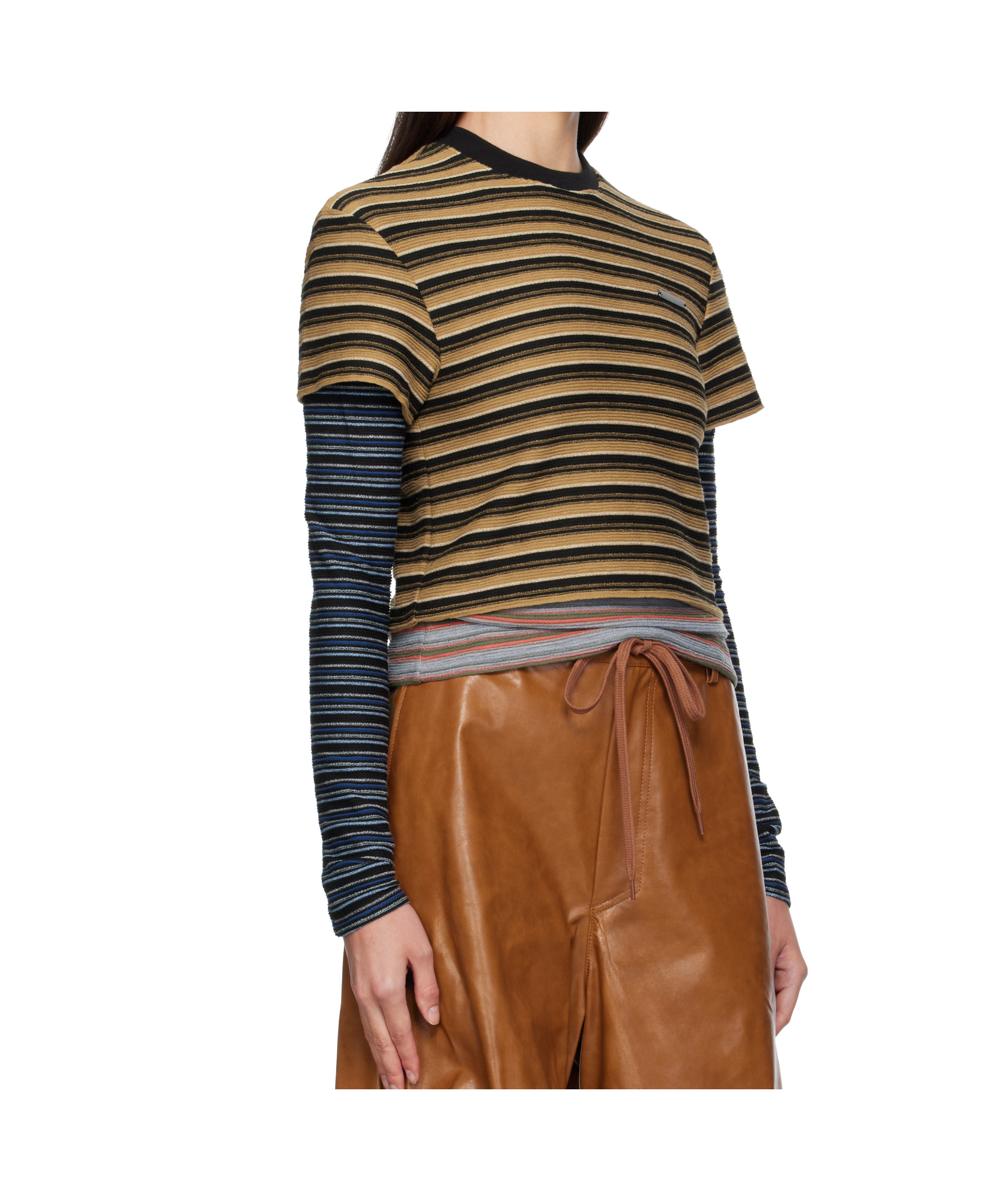 Andersson Bell Striped Long-sleeved T-shirt In Multi