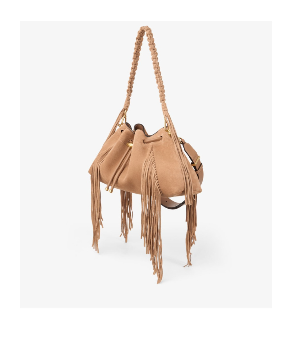 Jimmy Choo Medium Cinch Suede Bucket Bag