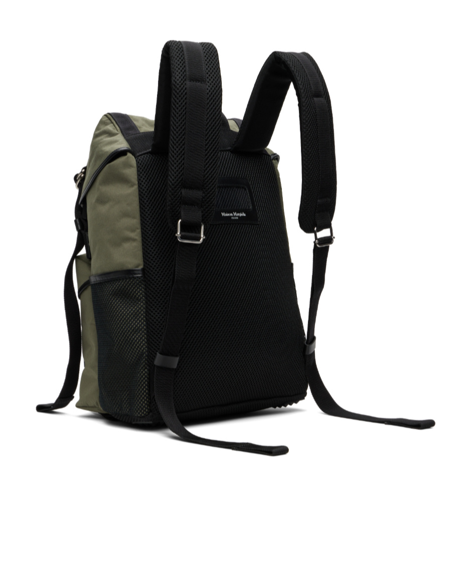 Maison Margiela Medium Tech Backpack In Brown