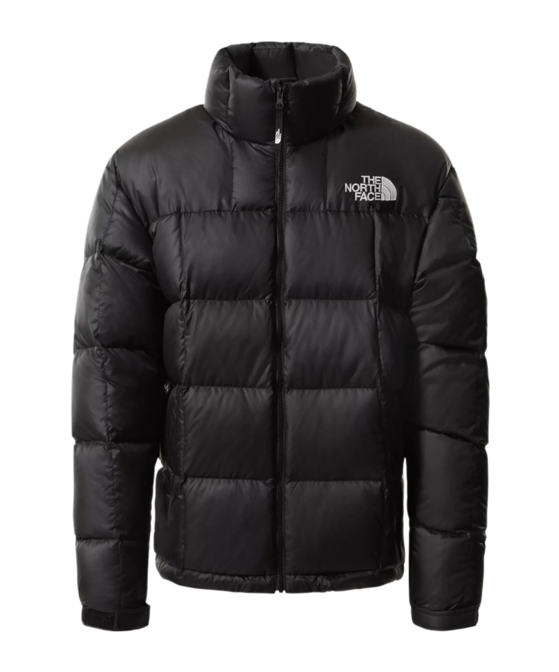 The North Face Down Jacket With Adjustable Hem And Hood In Black