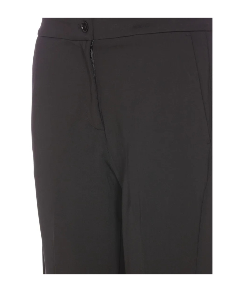 Pinko Straight-leg Slim-fit Trousers In Black