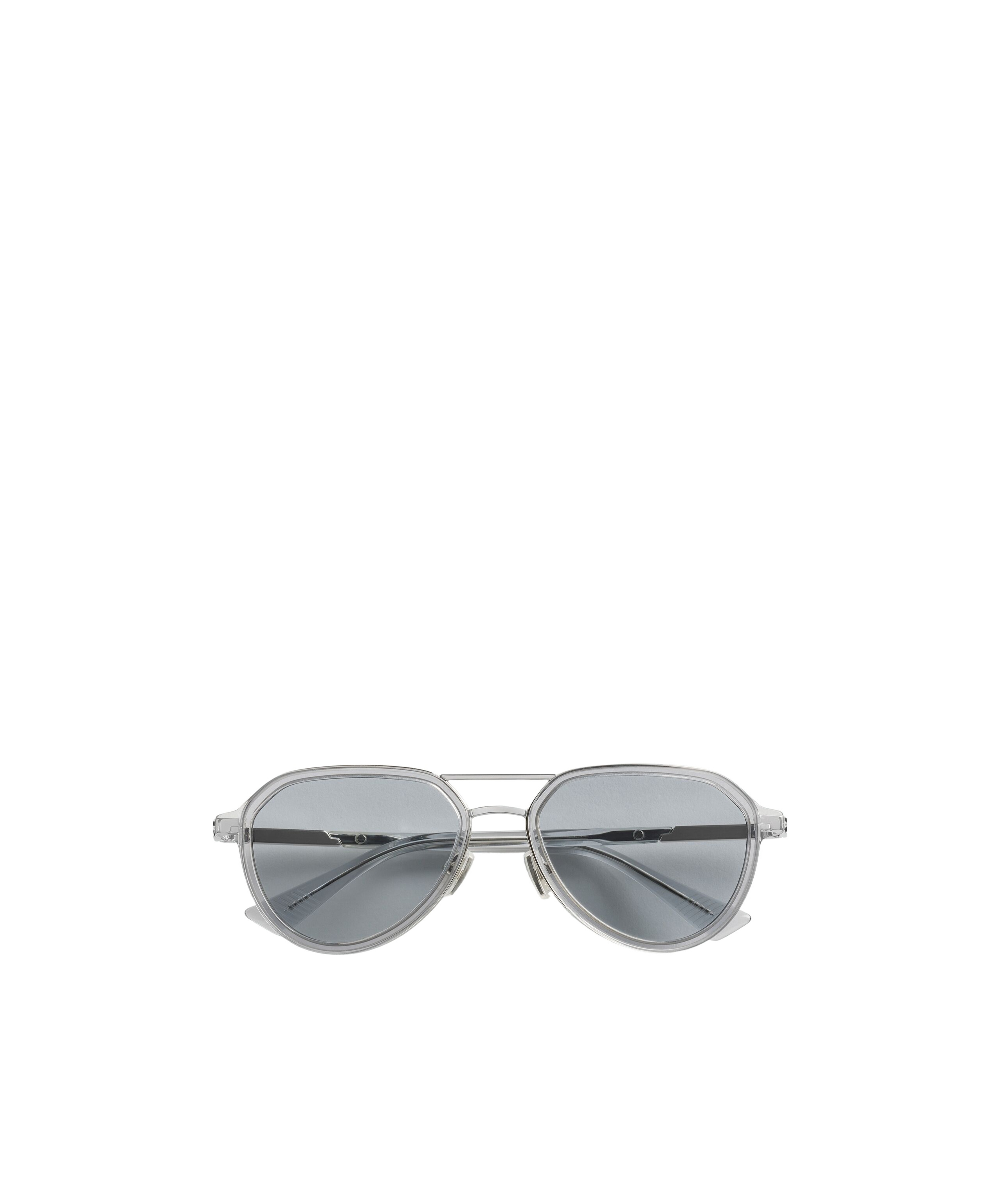 Bottega Veneta Full Frame Sunglasses In Gray