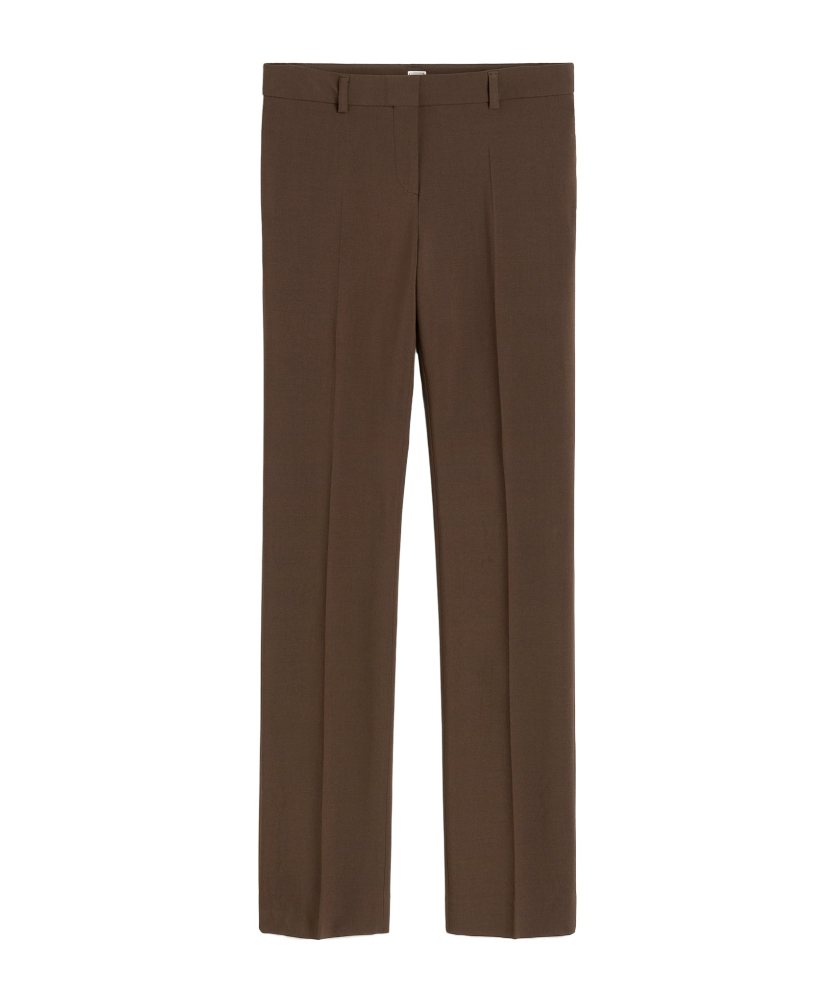 Shop Totême Low-waist Slim Trousers In Brown