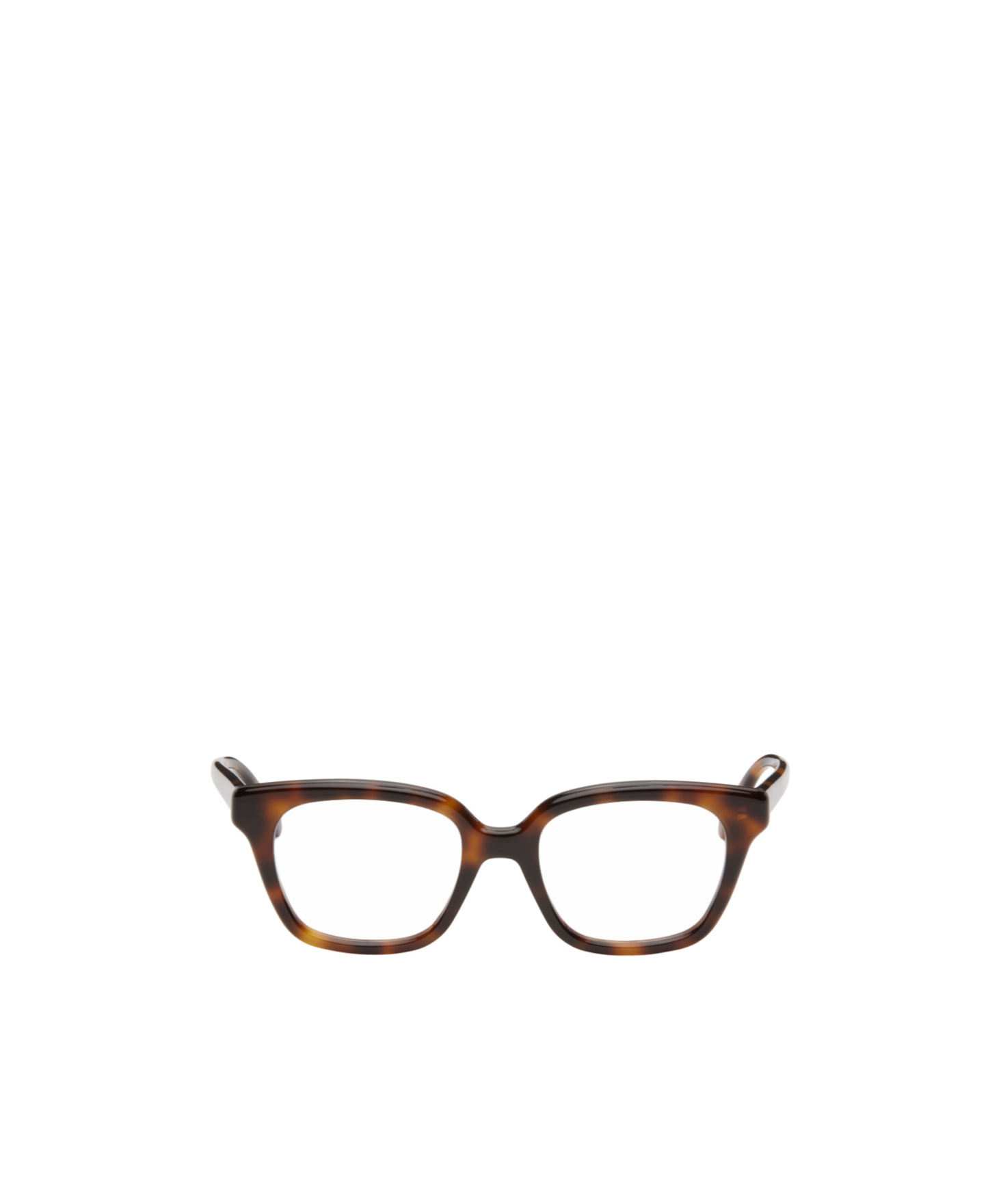 Loewe Square Tortoiseshell Flat Mirror In Black