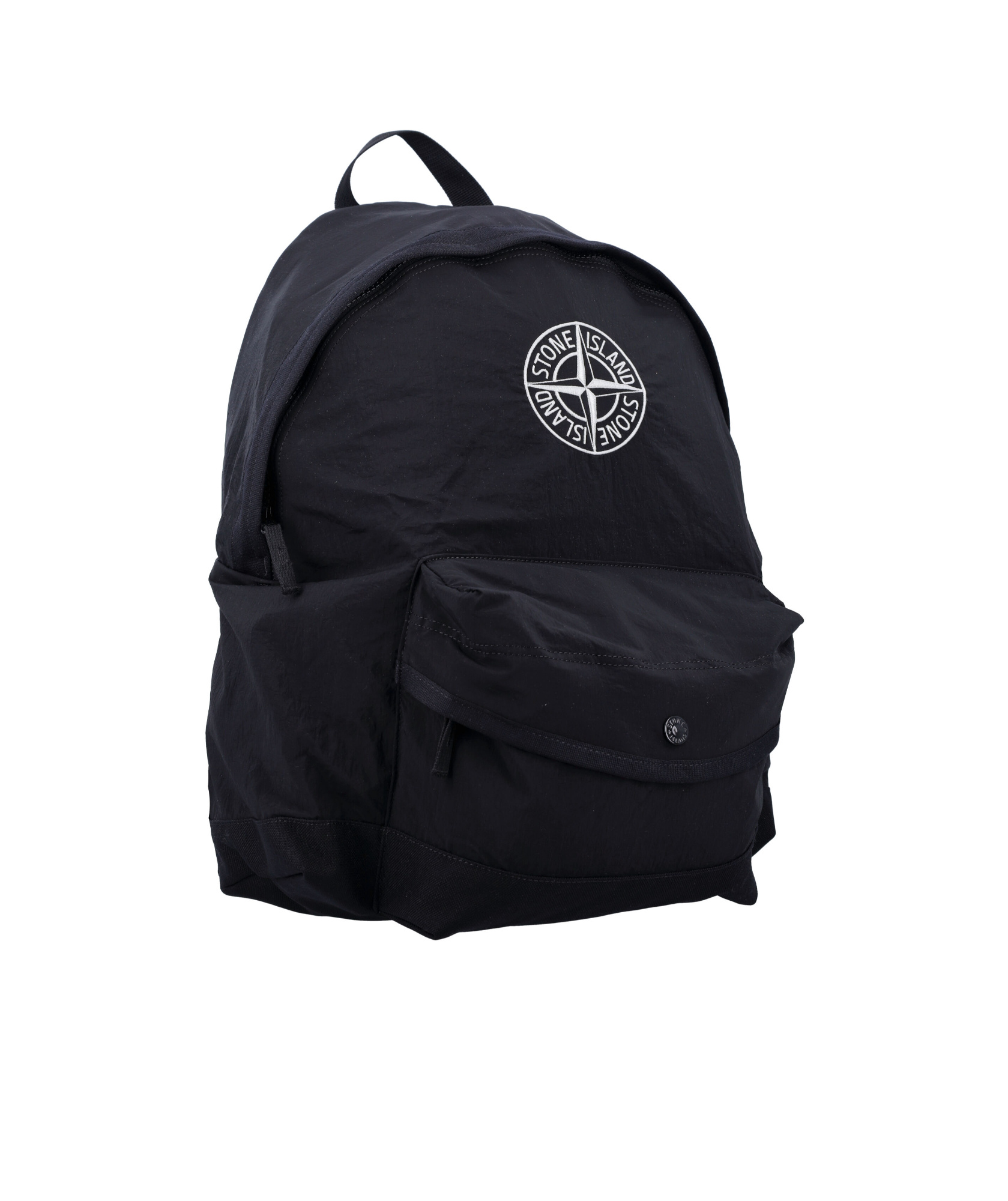 Stone Island Top Handle Backpack In Black