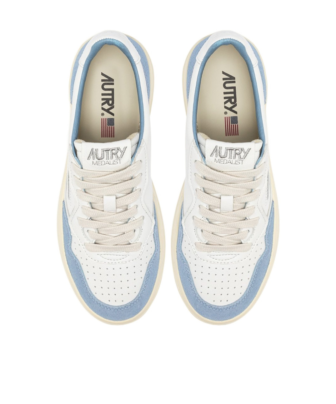 Autry Round Head Low-cut Casual Shoes In Nude