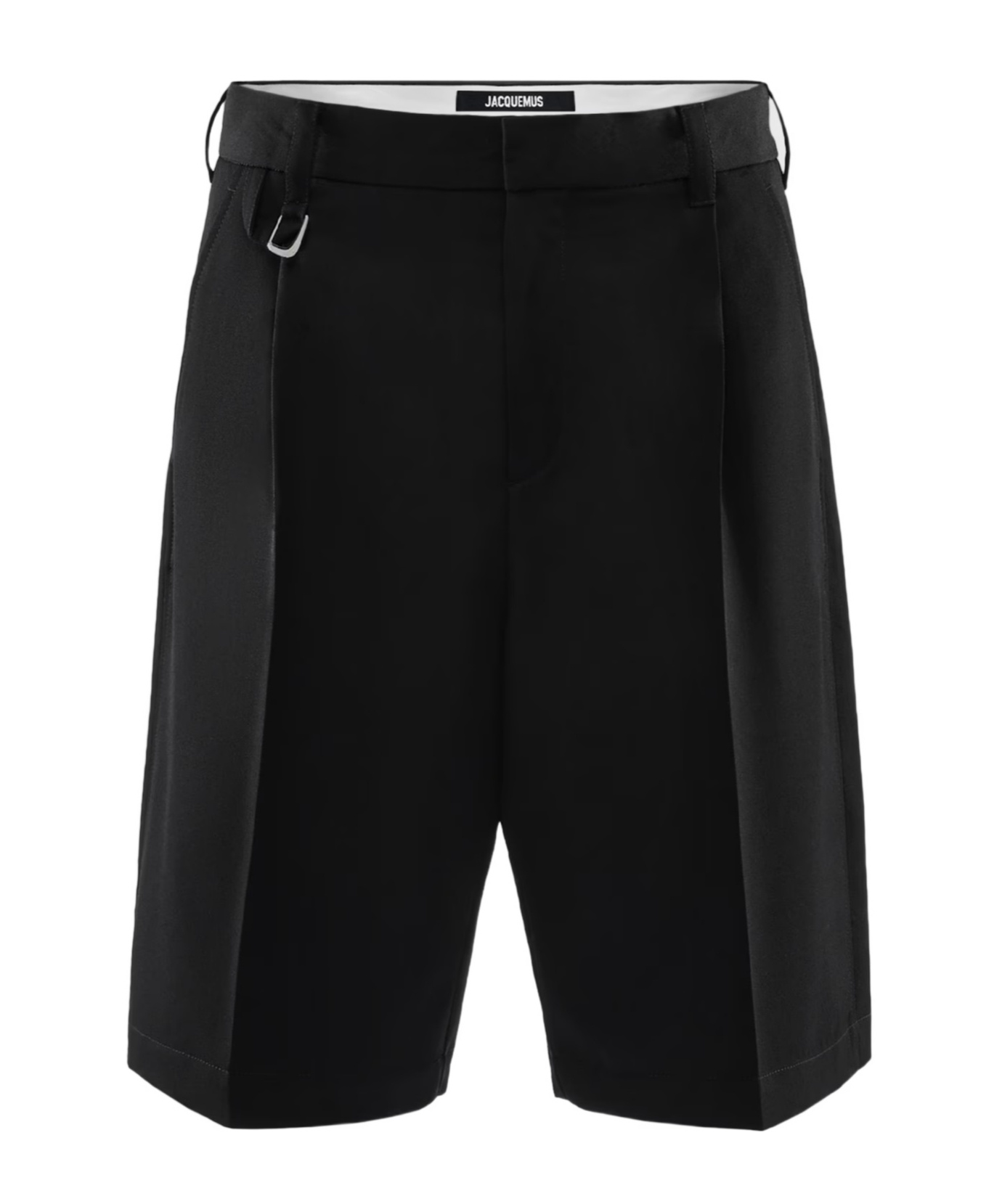 Jacquemus Tailored Bermuda Shorts In Wool In Black