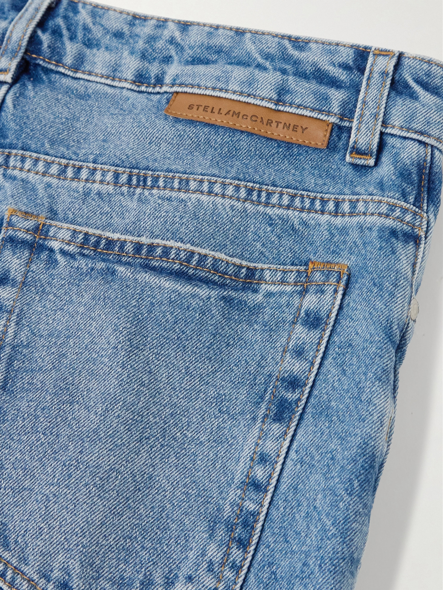 Stella Mccartney Straight Jeans In Blue