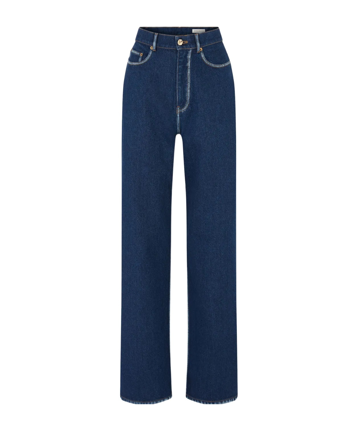 Nina Ricci Jeans With Belt Loops In Blue