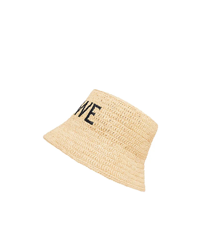 Loewe Logo Hat In Nude