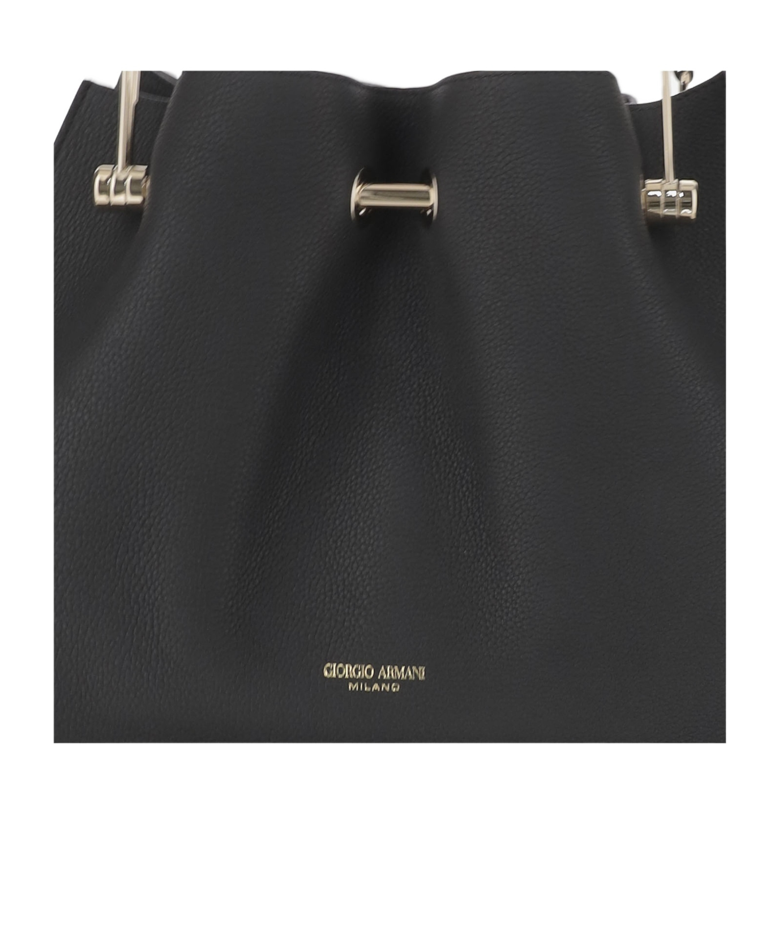 Shop Giorgio Armani Bar-detail Tote Bag In Black