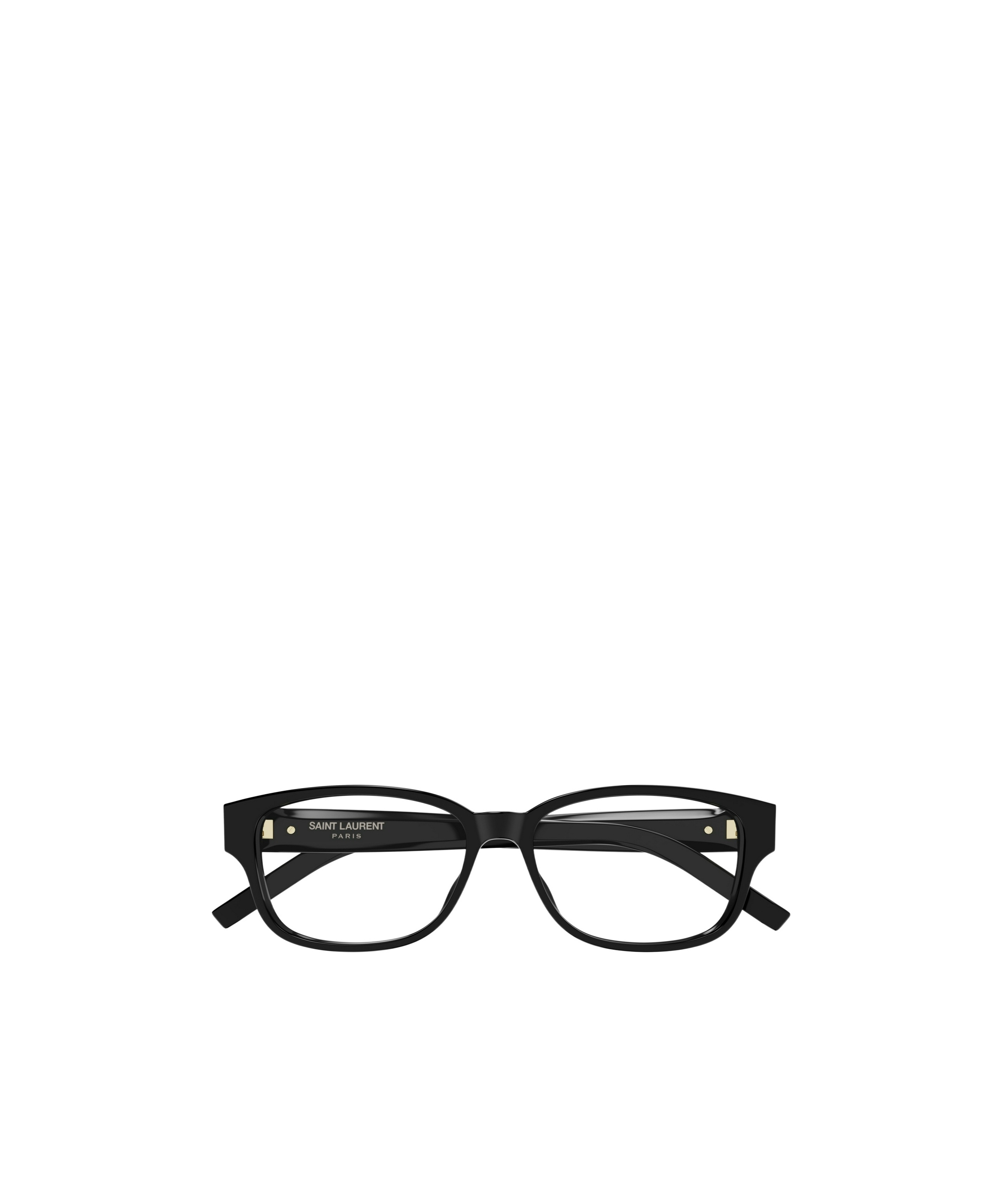 Saint Laurent Eyewear Rectangle-frame Glasses In Black