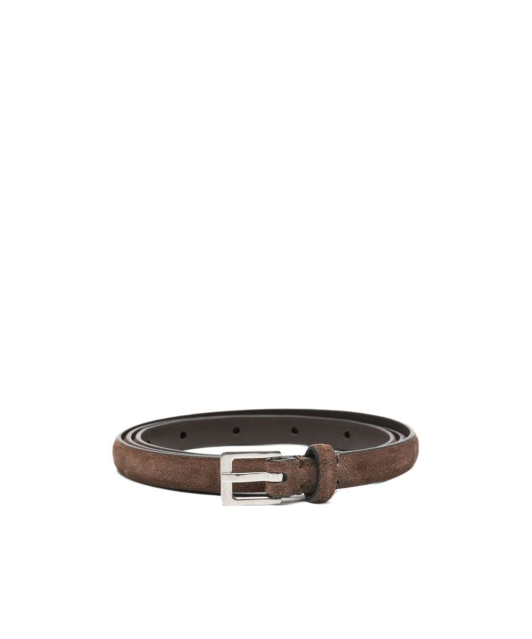 The Row Square Buckle Belt In Brown