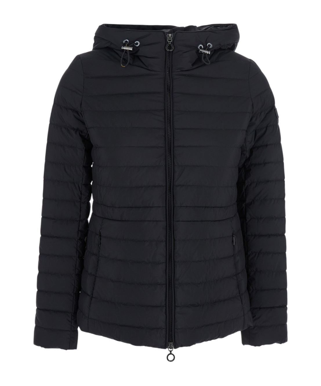 Tatras Black Down Jacket With Drawstring Hood In Tech Fabric Woman In Black