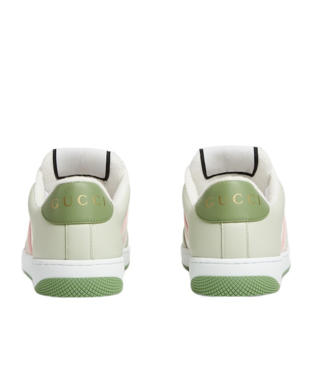 Gucci Screener Sneakers In White