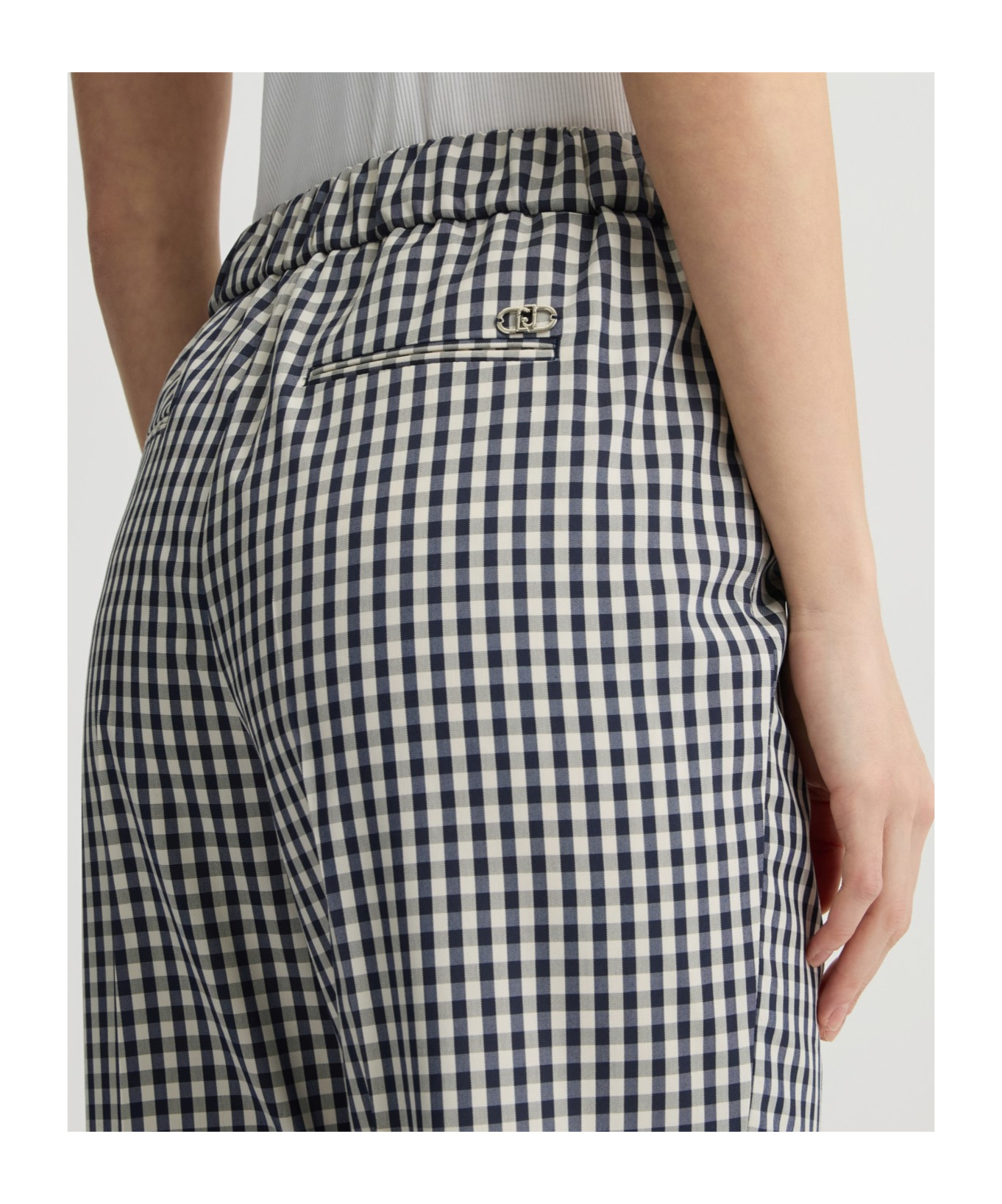 Liu •jo Check-pattern Cropped Trousers