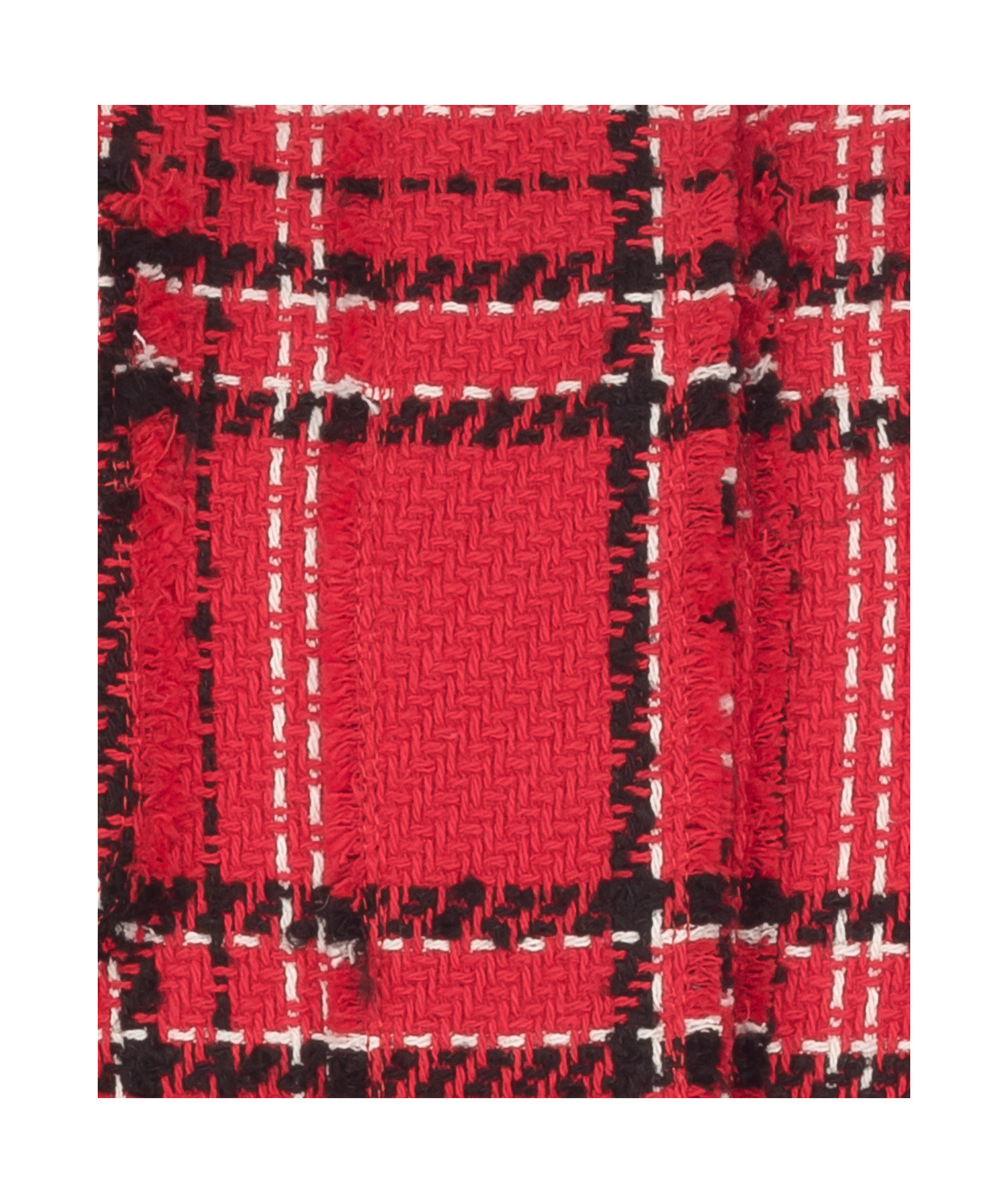 MSGM CHECKED TWEED JACKET
