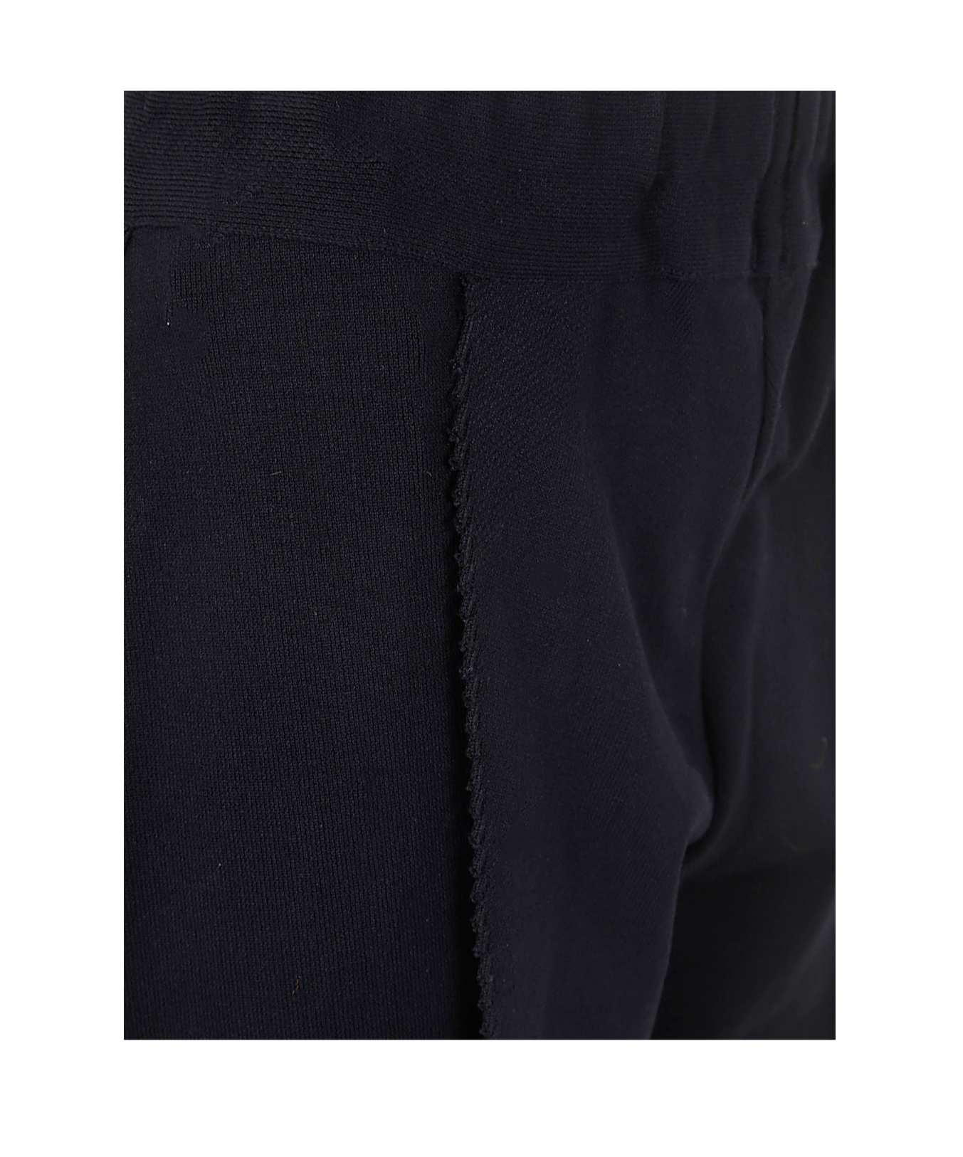 Issey Miyake Elastic Waistband Casual Pants In Black
