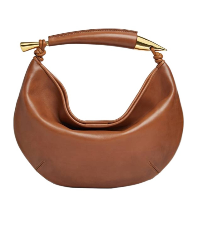 Bottega Veneta Sardine Intrecciato-leather Handbag In Brown
