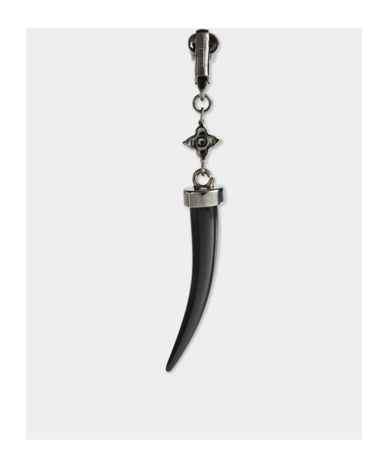 Dsquared2 Brass Earring In Black