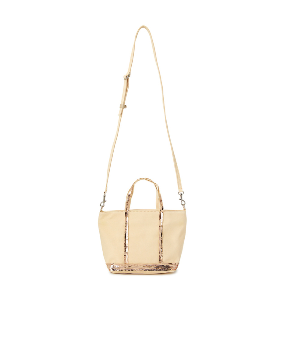 Vanessa Bruno Logo Cross-body Bag In Nude