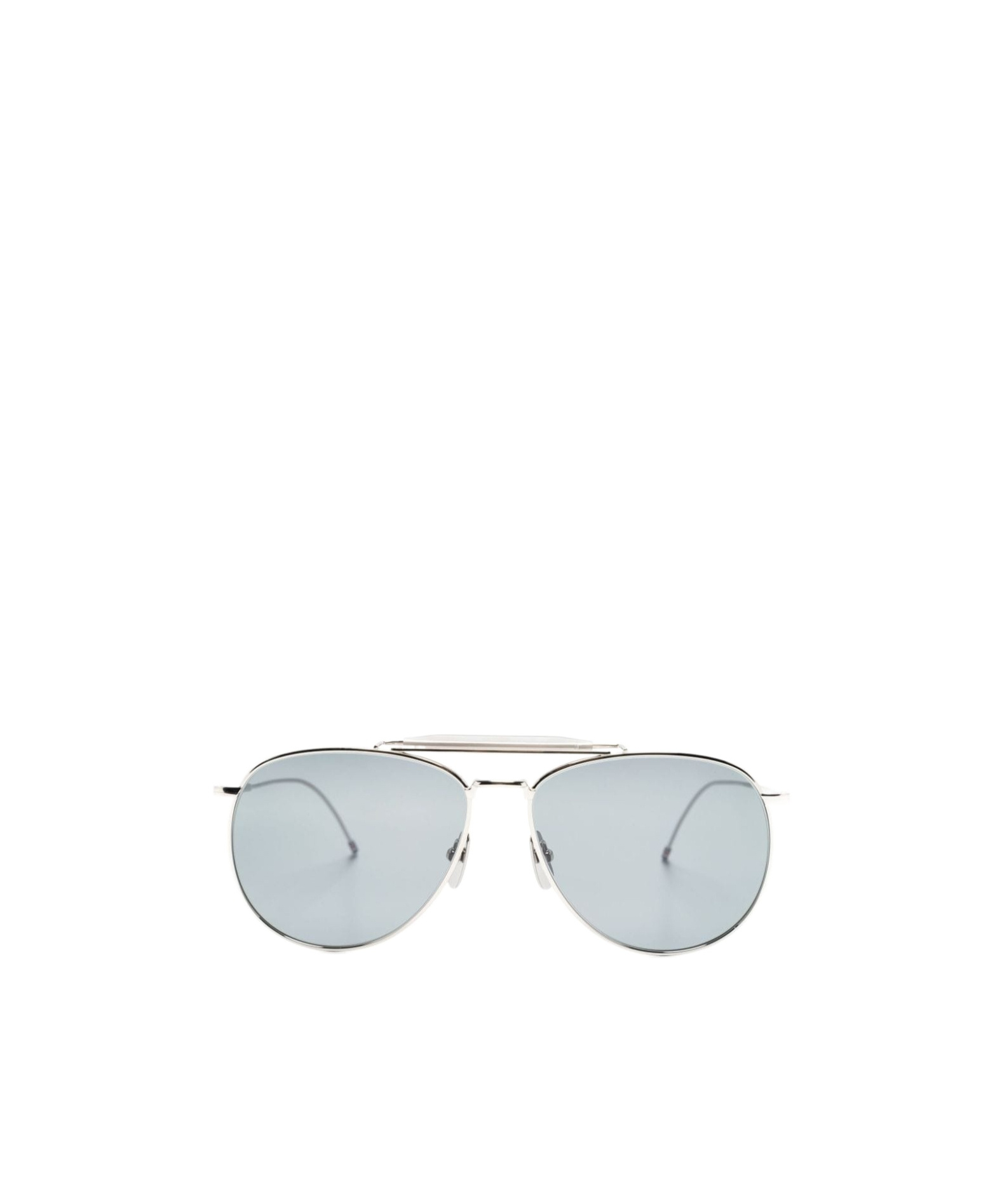 Thom Browne Pilot-frame Sunglasses In White