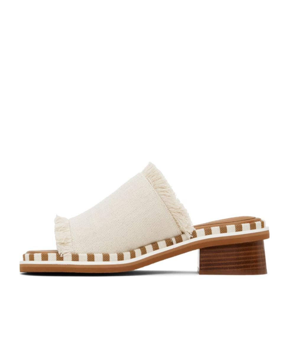 See By Chloé Off-white Allyson Heeled Sandals In White