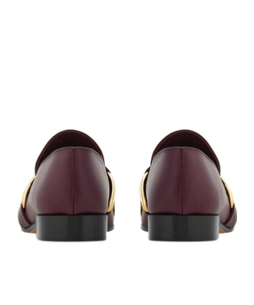 Ferragamo Limania Maxi Vara Leather Loafers In Purple